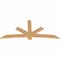 Ekena Millwork Alberta Smooth Timber Gable Bracket, Western Red Cedar, 84"W x 38"H x 1 1/2"D x 5 1/2"F, 11/12 Pitch GBW084X38X0206ALB00SWR - alternate 4
